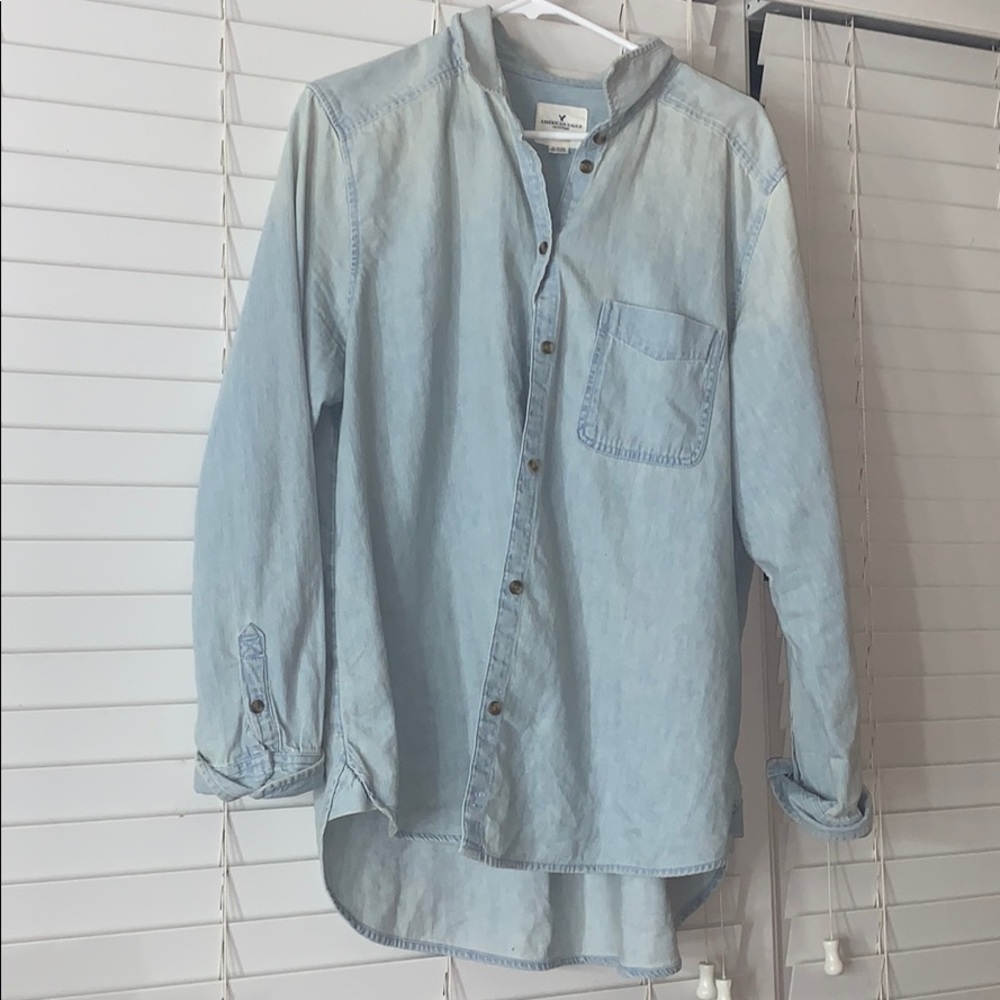 American eagle button up shirt!